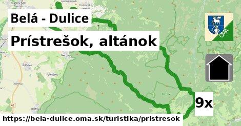 Prístrešok, altánok, Belá - Dulice