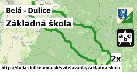 Základná škola, Belá - Dulice