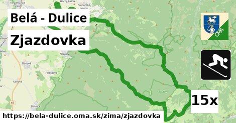 zjazdovka v Belá - Dulice