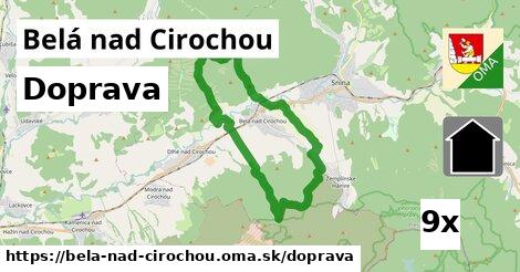 doprava v Belá nad Cirochou