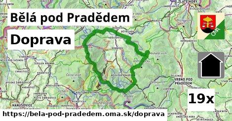 doprava v Bělá pod Pradědem