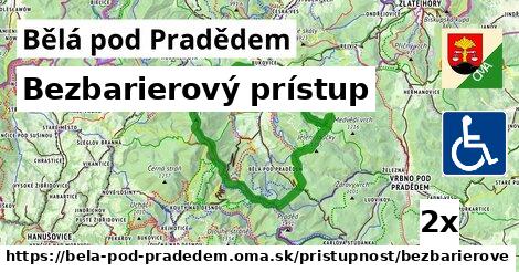 Bezbarierový prístup, Bělá pod Pradědem