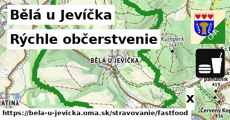 Všetky body v Bělá u Jevíčka