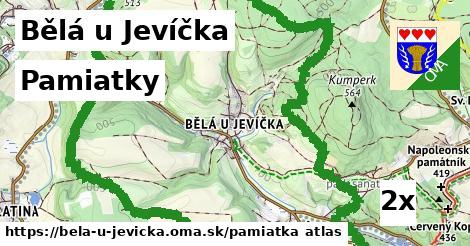 pamiatky v Bělá u Jevíčka