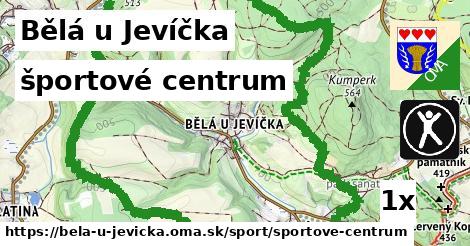 športové centrum, Bělá u Jevíčka