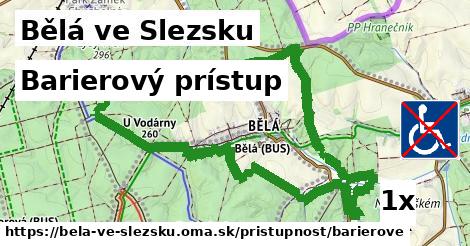 Barierový prístup, Bělá ve Slezsku