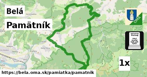 Pamätník, Belá