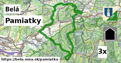 pamiatky v Belá