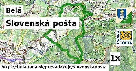 Slovenská pošta, Belá