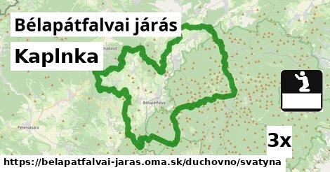 Kaplnka, Bélapátfalvai járás