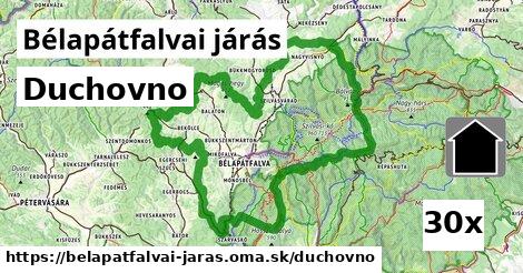 duchovno v Bélapátfalvai járás