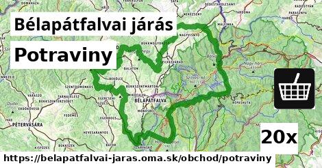 Potraviny, Bélapátfalvai járás