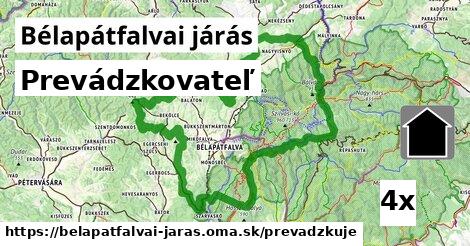 prevádzkovateľ v Bélapátfalvai járás