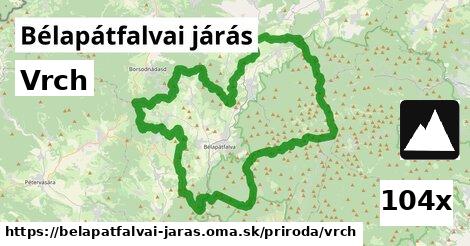 Vrch, Bélapátfalvai járás