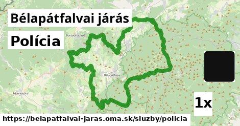 Polícia, Bélapátfalvai járás