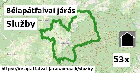 služby v Bélapátfalvai járás