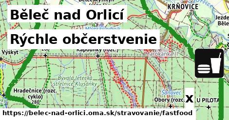 Všetky body v Běleč nad Orlicí
