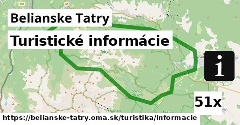 Turistické informácie, Belianske Tatry