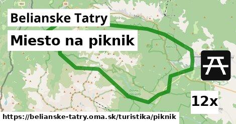 Miesto na piknik, Belianske Tatry