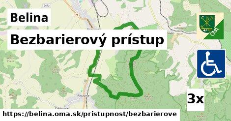 Bezbarierový prístup, Belina