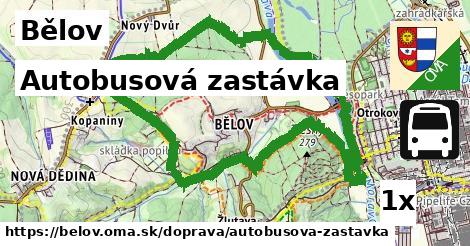 Autobusová zastávka, Bělov