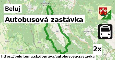 Autobusová zastávka, Beluj