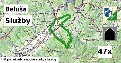 služby v Beluša