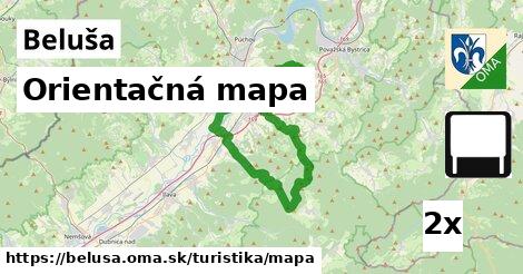 Orientačná mapa, Beluša