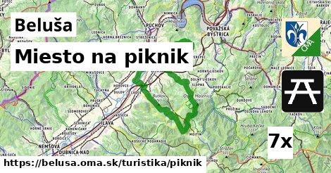 miesto na piknik v Beluša