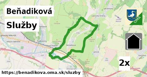 služby v Beňadiková