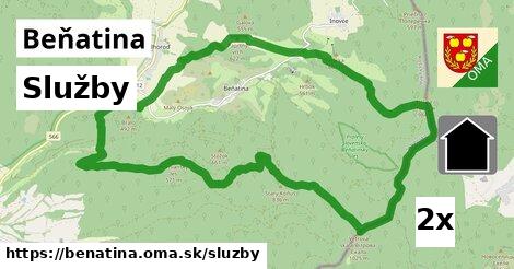 služby v Beňatina