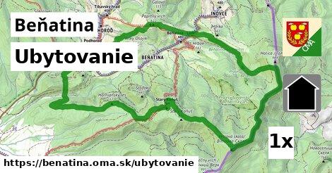ubytovanie v Beňatina