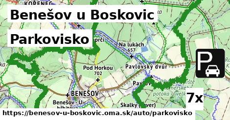 Parkovisko, Benešov u Boskovic