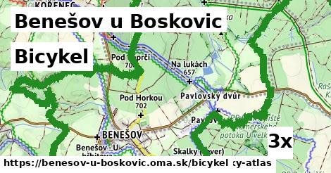 bicykel v Benešov u Boskovic