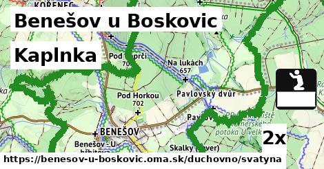 kaplnka v Benešov u Boskovic