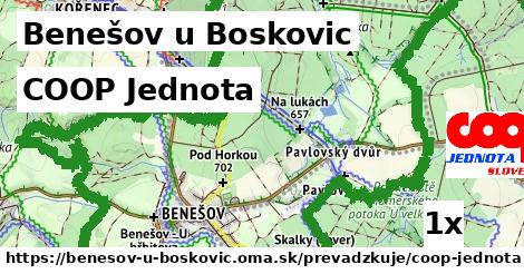 COOP Jednota, Benešov u Boskovic