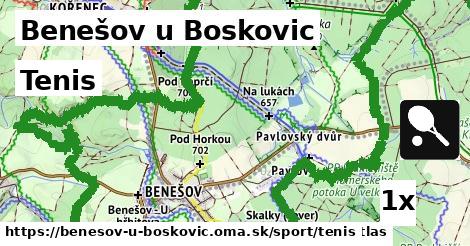 Tenis, Benešov u Boskovic