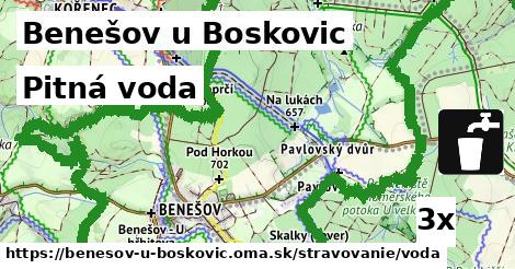 pitná voda v Benešov u Boskovic