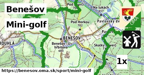 Mini-golf, Benešov