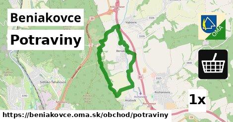 Potraviny, Beniakovce