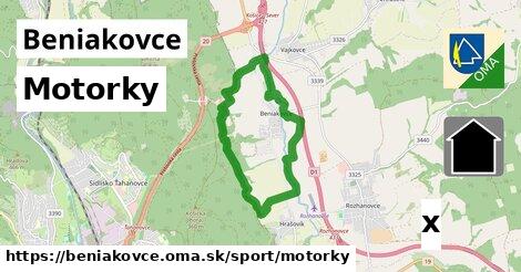 Motorky, Beniakovce