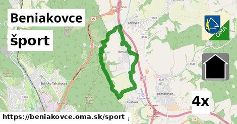 šport v Beniakovce