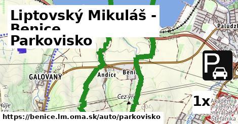 Parkovisko, Liptovský Mikuláš - Benice