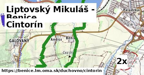 Cintorín, Liptovský Mikuláš - Benice