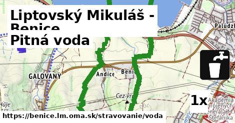 Pitná voda, Liptovský Mikuláš - Benice