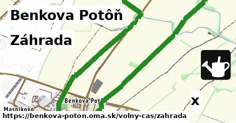 Záhrada, Benkova Potôň