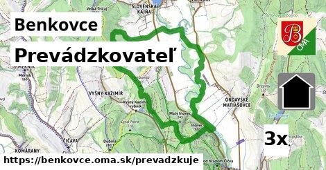 prevádzkovateľ v Benkovce