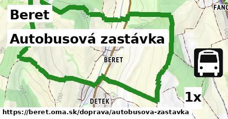 Autobusová zastávka, Beret