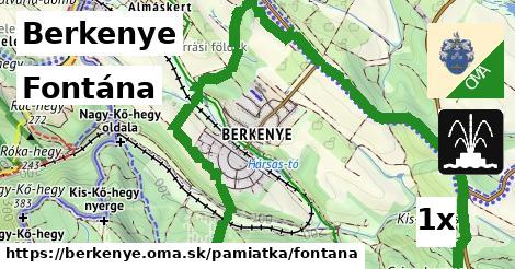 Fontána, Berkenye