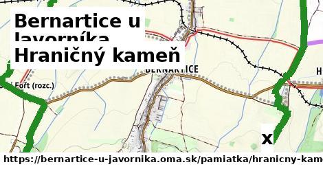Hraničný kameň, Bernartice u Javorníka